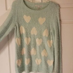 Lauren Conrad Soft Heart Sweater